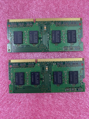 2x 2GB Samsung M471B5773DH0-CH9 PC3-10600S DDR3-1333MHz 204pin So-DIMM Memory