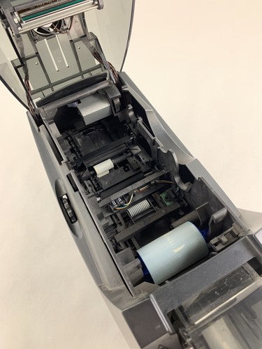 Polaroid P3000E Single-Sided Multi-Color ID Card Printer Power Tested No Ribbon