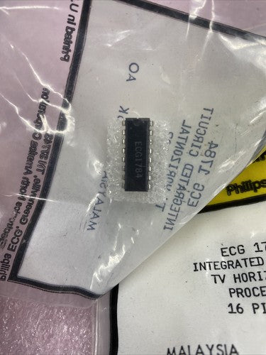 ECG Components Philips 1784 Integrated Circuit 16 Pin Processor (Lot of 6)