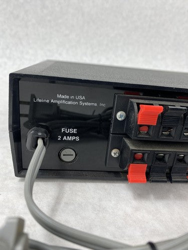 Lifeline Amplifier Classroom Amplification System 2 Channel Microphone Line