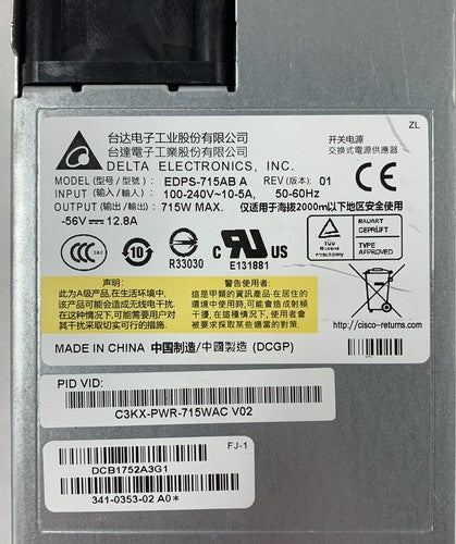 Delta Electronics EDPS-715AB A Power Supply