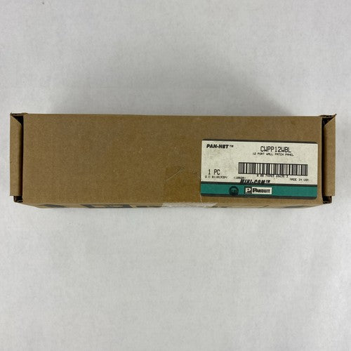 Panduit PAN-NET CWPP12WBL 12 Port Wall Patch Panel