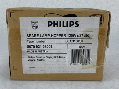 PHILIPS Projection Lamp Hopper LCA 3108 w/ Housing, NEW
