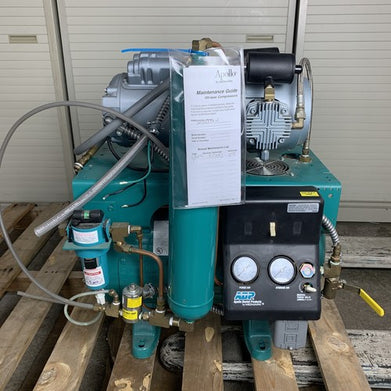 ADP Apollo A0C0S22D Dental Air Compressor Unit Oil Lubricated 1HP 230V