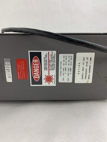 Coherent Medical Group 7970YAG Slit Lamp 7970 Power Supply Cut Cord w/ Key