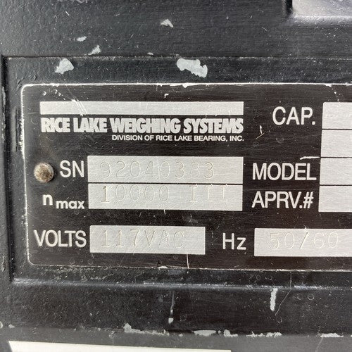 Rice Lake Weighing System IQ+810-3A For PARTS or REPAIR See Photos