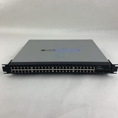 Linksys SRW2048 48 Port 10/100/1000 Gigabit Switch Tested Reset