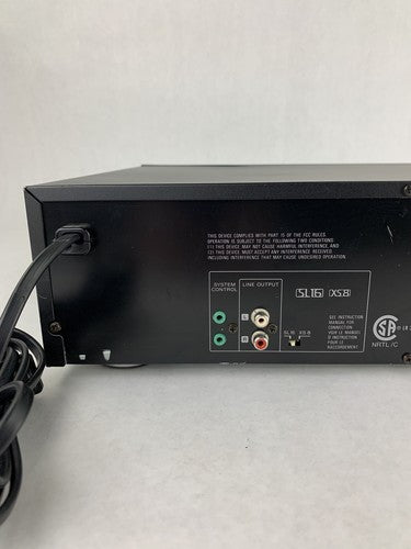 Kenwood CD-204 5-Disc CD Changer Missing Remote Broken Stop/Pause Buttons Tested