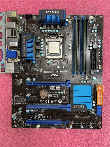 MSI MS-7752 Motherboard Intel Core i5-3470 3.2GHz 8GB RAM w/Shield