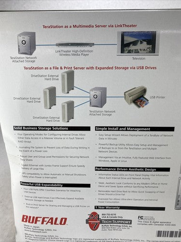Buffalo HD-H1.0TGL/R5 Network Attached Storage