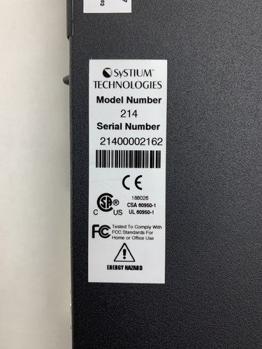 Toshiba Strata Messaging LUCA-STR-MSG-R2 Systium 214 Tested No OS No HDD