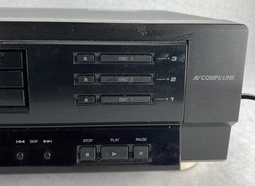 JVC XV-M50BK 3-Disc DVD Player DVD/CD/VCD Player w/Digital Out NO REMOTE