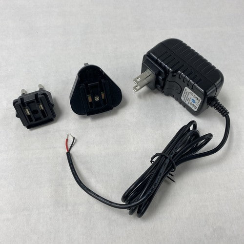 Unbranded BX18W-1201000 12V Adapter w/ International Wall Plug Adapters Lot of 5