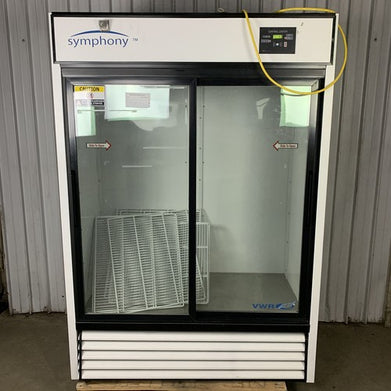 VWR SCLP-47 Symphony Refrigerator 7x Shelves Alarms 115V 7.2a 60Hz Powers Cools