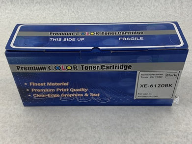 Premium COLOR XE-6120BK Toner Cartridge for Xerox Phaser 6120 6115 MFP