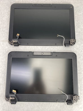 Lot of 2 Lenovo N22 Chromebook 11.6" Touchscreen LCD Panel Complete Assembly