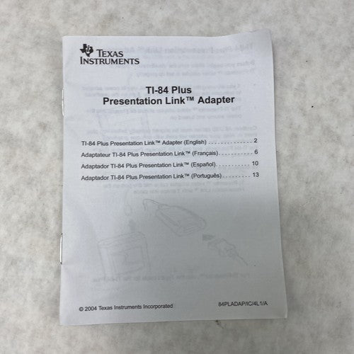 Lot of 3 Texas Instruments TI-84 Plus Presentation Link 0306A