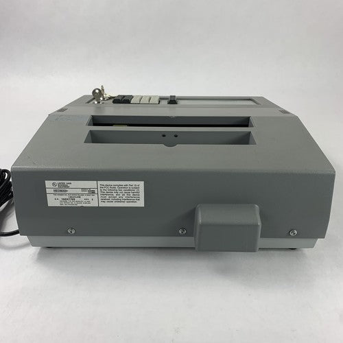 Hedman LR-4886 HE-1600 Check Audit System w/ Keys Tested No Ribbon