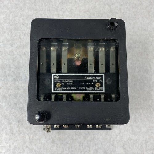 GE 12HFA151A1H Auxiliary Relay HFA 250 Volts