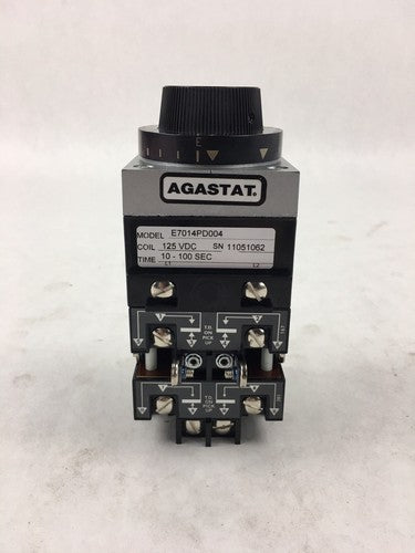 Tyco E7014PD004 Agastat 4 pole timing relay