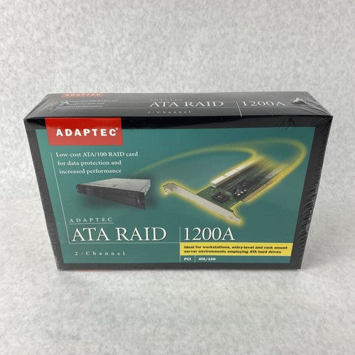 Adaptec ATA RAID 1200A 2-Channel PCI ATA/100 RAID Card AAR-1200A Kit