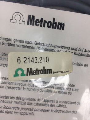 METROHM BRINKMANN 6.2143.210 CONNECTING CABLE