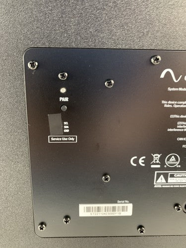 Episode ES-PWR-SNDBR-180-BLK SUB-8 Wireless Subwoofer For Soundbar 2.1 Powers On