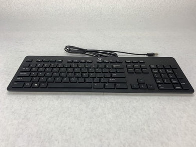 New HP 803181-001 USB Slim SK-2120 Keyboard 105key w/ Multimedia Black NIB