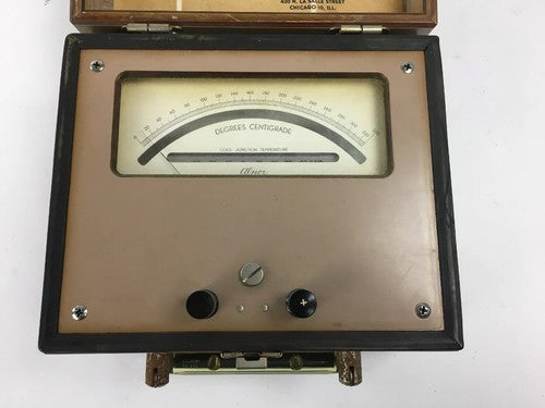 Alnor Portable Pyrometer 1760, Vintage, Pneumatic Airflow Tester