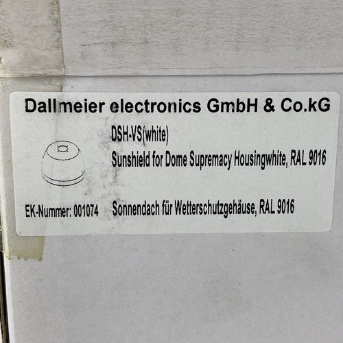 Dallmeier DSH-VS White Sun Shield for Dome Supremacy Housing / PTZ-Dome