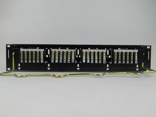 SYSTEMAX 19" Cabinet Rack Pass-Through 24 port RJ45 Patch Panel