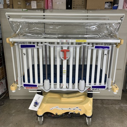 Stryker Cub FL19H Pediatric Crib with Mattress and FA64183 Retractable Top