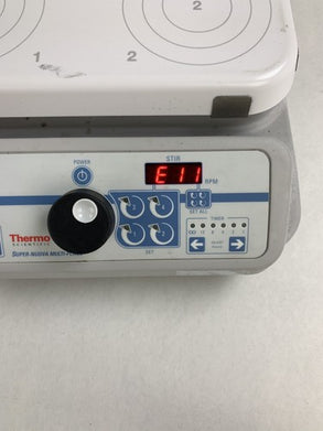 Thermo S136035 Magnetic Stirrer Super Nuova Multi-Place Power Tested E11 Code