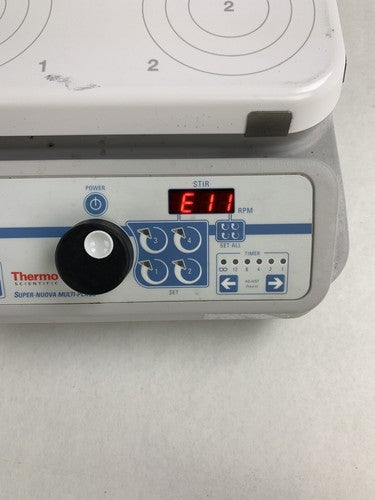 Thermo S136035 Magnetic Stirrer Super Nuova Multi-Place Power Tested E11 Code