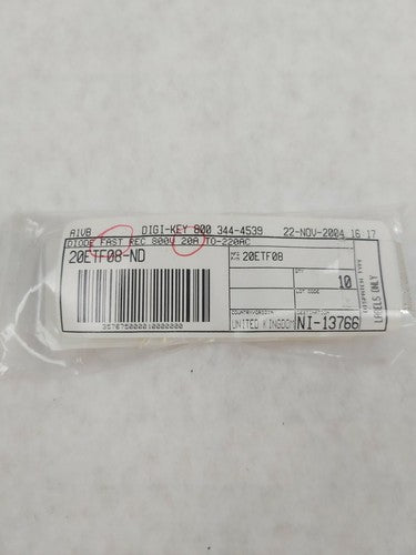 Vishay 20ETF08 Rectifiers