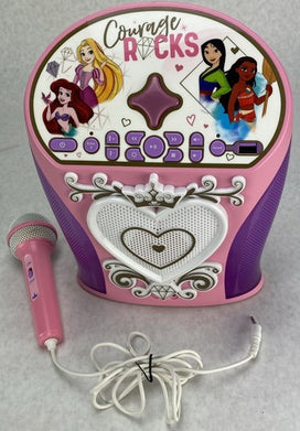 Ekids Di-554DPEXv1 Courage Rocks Disney Princess Karaoke Microphone Amp