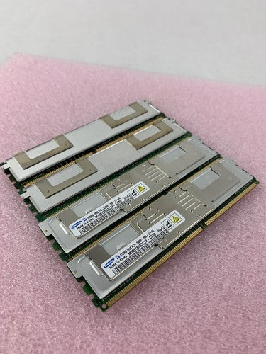 Lot of 4 512MB DDR2 PC2-5300F-555-11-A0 HP# 398705-051 Server Memory RAM