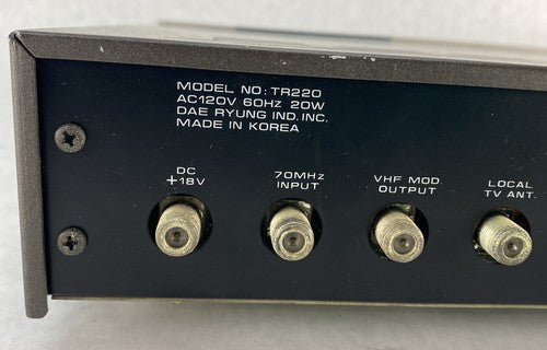 Vintage Toki TR220 Synthesized Block Receiver w/ Genuine Remote