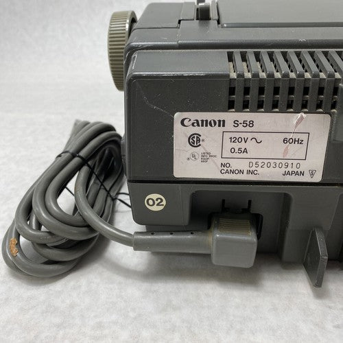 Canon S-58 Typewriter WORKS BUT NO RIBBON