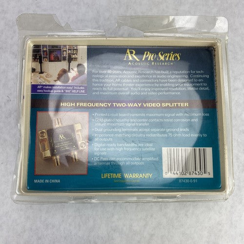AR Home Theater Pro Series Video RF Splinter HT430 New