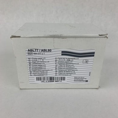 Radiometer 984-077 Printer paper 3x Rolls