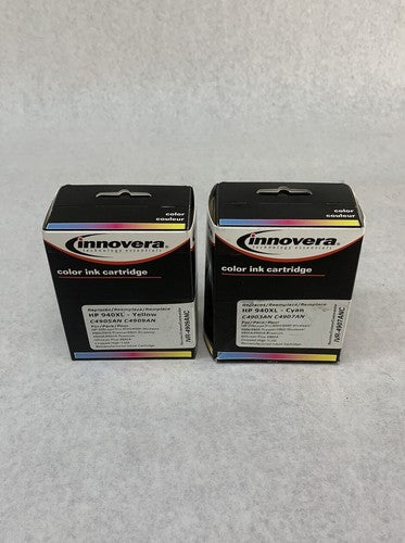 Innovera Color Ink Cartridge 940XL Cyan + Yellow