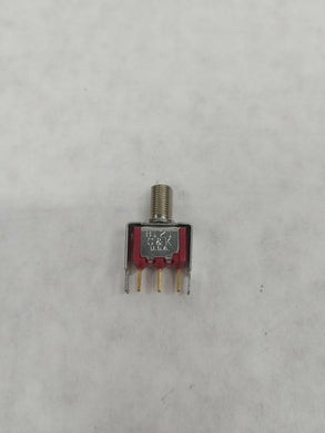 C&K Components 8121J83ZGE22 SPDT Push Button Switch 1A 120V No Button