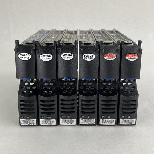 Lot of 6 EMC 005049032 / 005049033 3.5" Hard Drive Caddy Tray