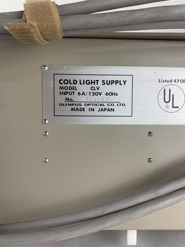 Olympus CLV Cold Light Source Supply 6A 120V 60Hz Power Tested