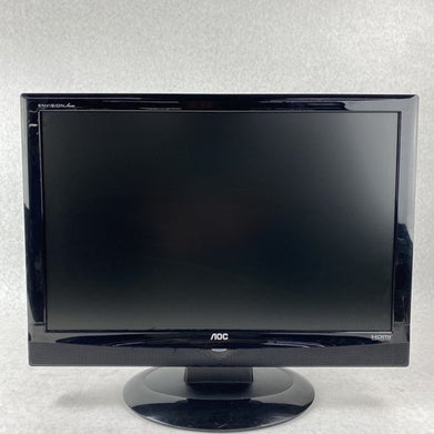 AOC L22W898 22" 720p LCD HDTV TV Television HDMI VGA RCA S-Video w/o REMOTE