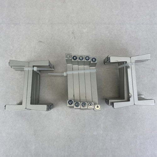 Square Bar Pull Extruded Aluminum Modern Cabinet Handle (Lot of 30)