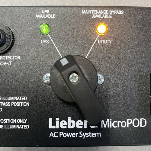 Vertiv MP2-120C Liebert MicroPOD AC Power System 120V 16A NEMA 5-20P