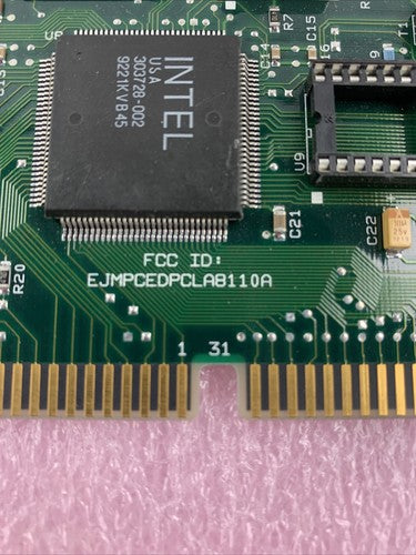 INTEL 16BIT AUI TP ETHERNET EHER EXPRESS ISA Adpater