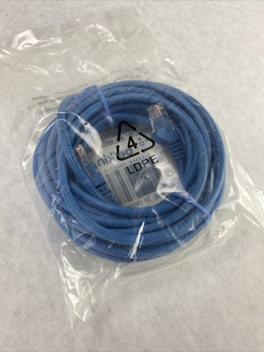 Lot of 2 Belkin A3L791-20-BLU-S 20ft Cable Cat5e M/M Blue Snagless Patch Cable